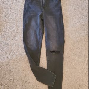 American Eagle Jeans-  Black distressed